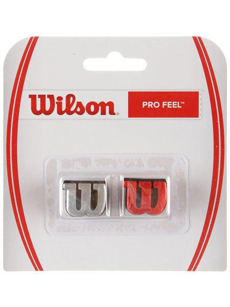 2 Anti vibrateurs Wilson Pro Feel Rouge Argent