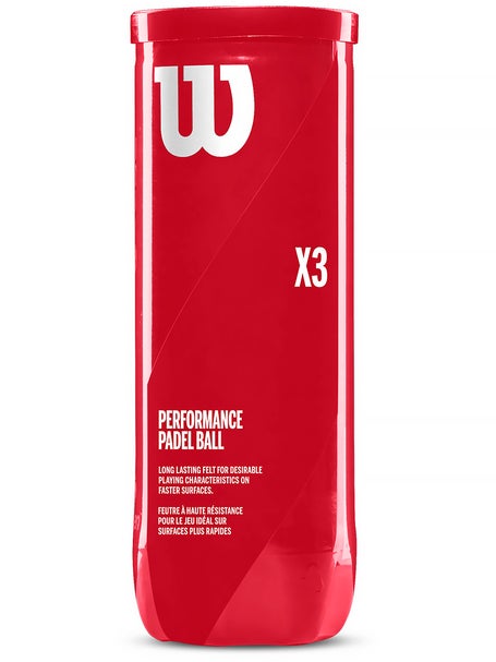 Tubo da 3 palline Wilson Padel X3