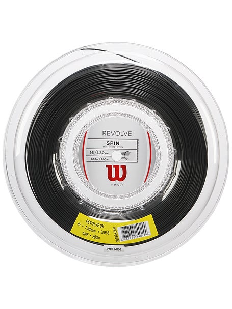 Wilson Synthetic Gut Power 16 200 m Tennis Reel String Clear