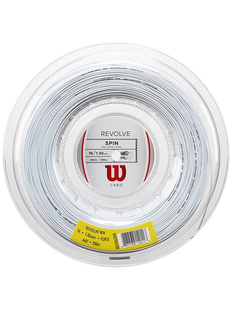 Wilson Revolve 16 (1.30) String Reel White - 200m