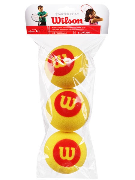 Wilson Starter Foam 3 Ball Pack 