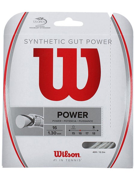 Wilson Synthetic Gut Power String Set (16/1.30) Black
