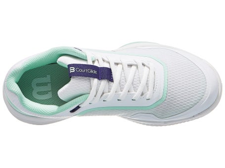 Wilson Court Glide AC\White/Bay/Blue Womens Shoes