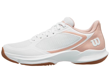 Wilson Hurakn Lite Padel\White/Rose/Gum Womens Shoes