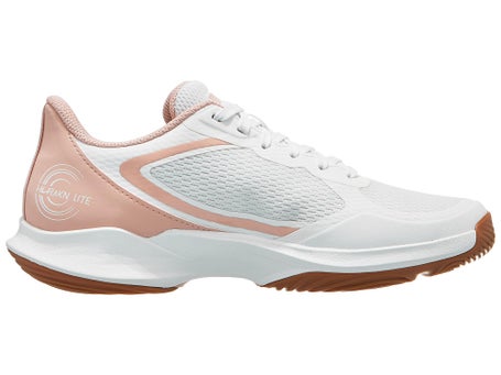Wilson Hurakn Lite Padel\White/Rose/Gum Womens Shoes