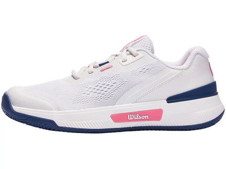 Chaussures Femme Wilson Intrigue Pro White Blue Pink TOUTES SURFACES