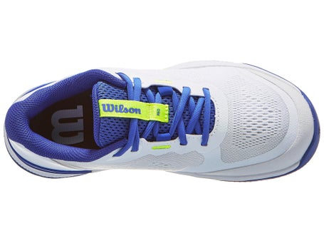 Chaussures Femme Wilson Intrigue Pro White Blue Yellow TOUTES SURFACES