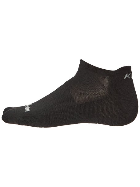 Wilson Unisex Kaos No Show Socks Black/Grey