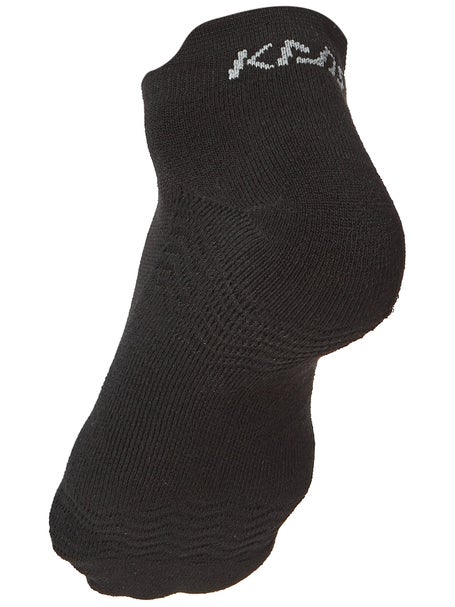 Wilson Unisex Kaos No Show Socks Black/Grey