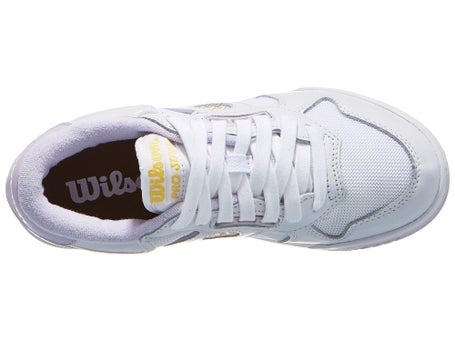 Scarpe Wilson Pro Staff 87 Mesh Bianco Blu Lavender Sun Donna TUTTE LE SUPERFICI