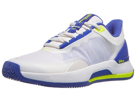 Chaussures Femme Wilson Intrigue Tour White Blue Yellow TOUTES SURFACES