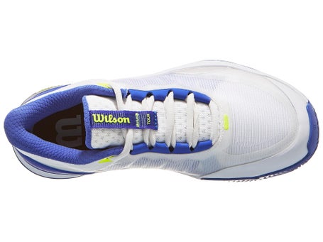 Zapatillas mujer Wilson Intrigue Tour Blanco Azul Amarillo MULTIPISTA