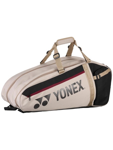Sac pour raquettes Yonex Gearlogic Beige 6 raquettes