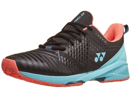 Yonex Sonicage 3 SANDPLATZ Herrenschuh Schwarz Sky