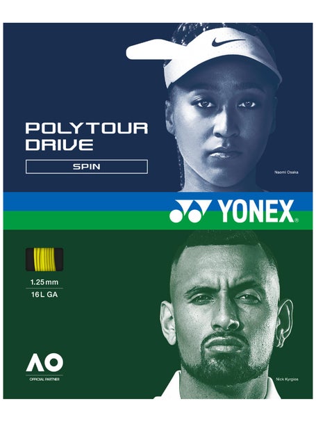 Yonex Poly Tour Drive 1.25/16L Yellow String Set