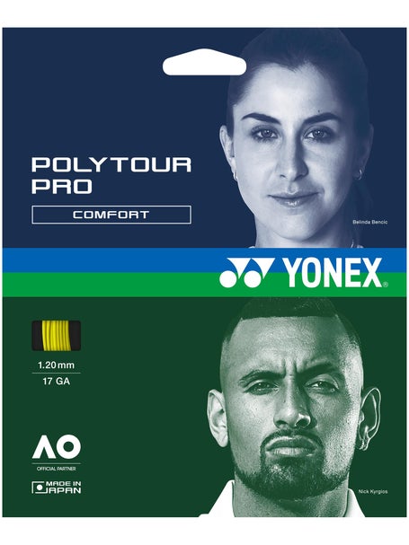 Corda Yonex Poly Tour Pro 120 1.20mm Giallo