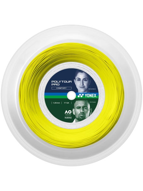 Bobine Yonex Poly Tour Pro 1,25 mm - 200 m Jaune