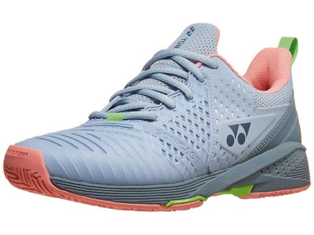 Chaussures Femme Yonex Sonicage 3 Bleu gris Rose TOUTES SURFACES