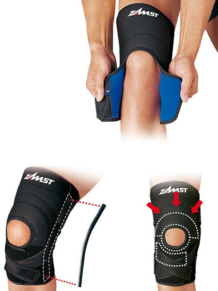 Ginocchiera con Stabilizzatore per Supporto Avanzato Legamenti ZAMST ZK 7