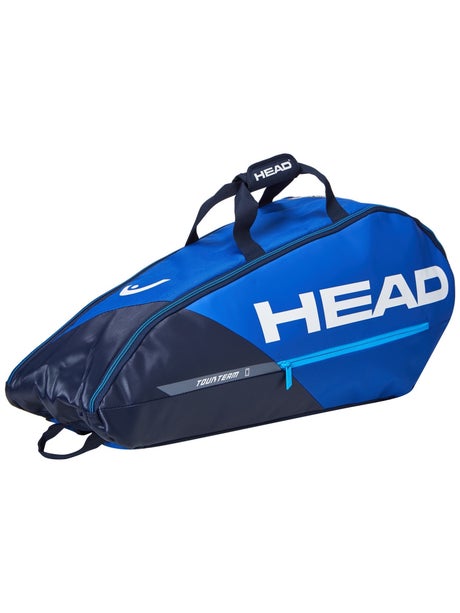 Sac à dos en cuir blanc et beige pour raquettes de tennis Terrida
