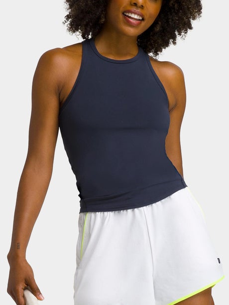 Short Vintage Wilson Advantage Années 90 - Femme Taille L - Nylon Bleu Baggy Tennis