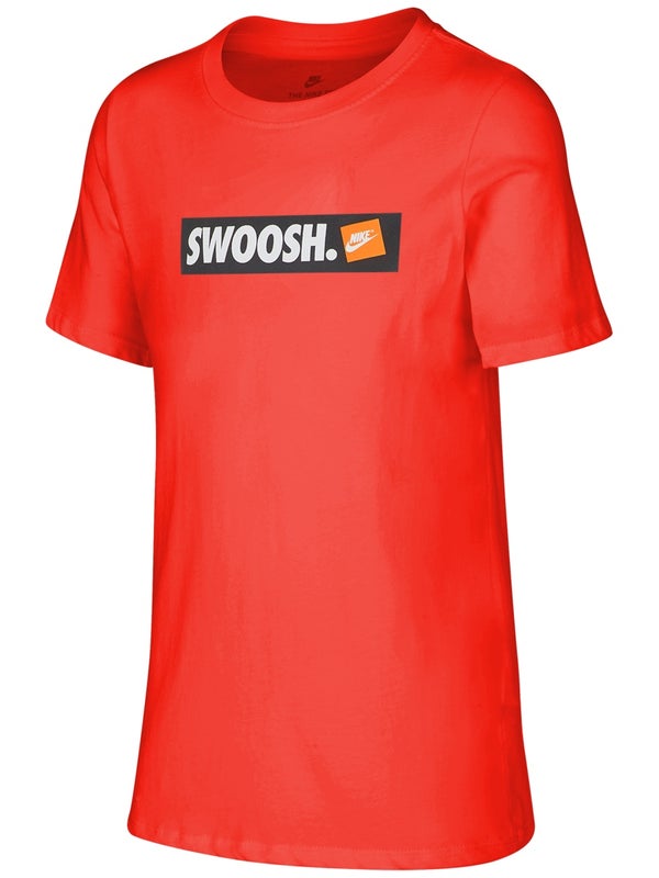 Nike Boys Spring Swoosh Sticker T Shirt Tennis Warehouse - 