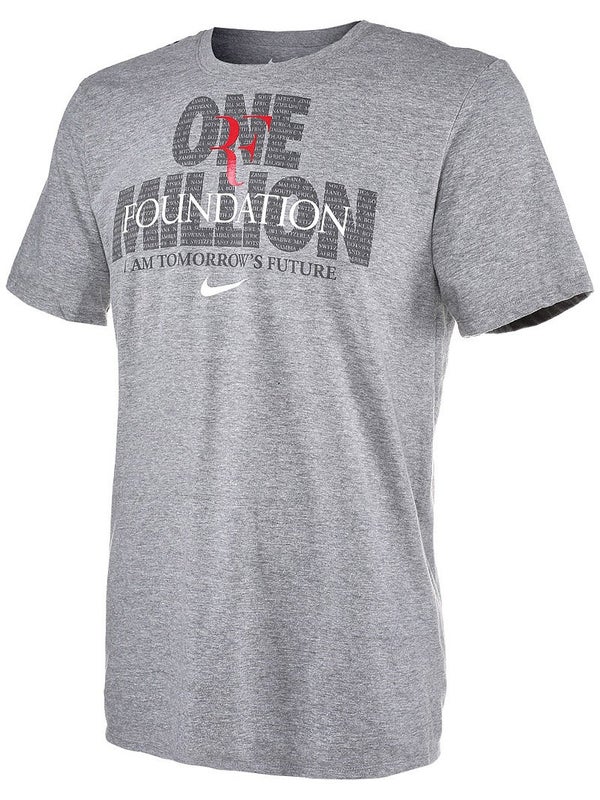 Roger Federer Rf Foundation One Million Nike T Shirt Tennis Warehouse Europe