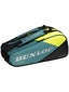 Borsa da 8 racchette Dunlop SX Performance Thermo Verde acqua/Giallo