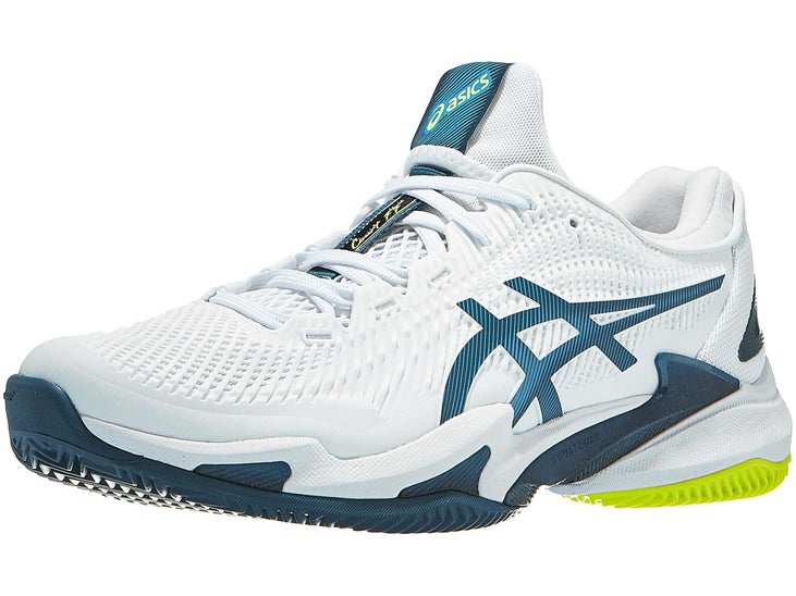 Asics Court FF 3 Clay White/Gris Blue Men's Shoes | Tennis Warehouse Europe