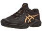 Asics Court FF 3 Novak SANDPLATZ Herrenschuh Schwarz/Gold 