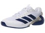 adidas adizero Ubersonic 5 AC White/Dk Blue Men's Shoes