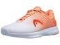 Chaussures Femmes HEAD Revolt Pro 4.5 Coral/White - TOUTES SURFACES