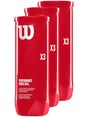 Wilson X3 Padel B&#xE4;lle - 3er Pack