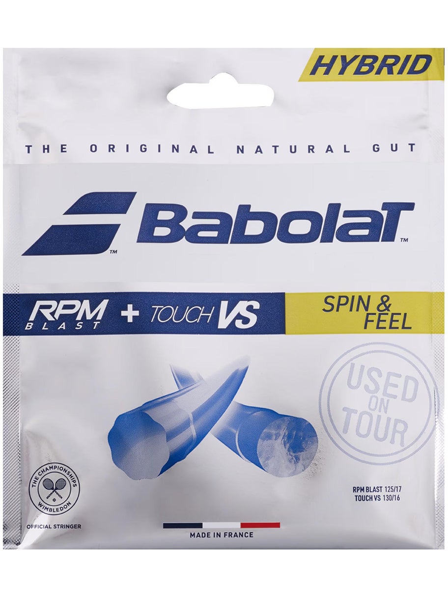 Best Tennis Strings 2023 Babolat Hybrid RPM Blast + VS