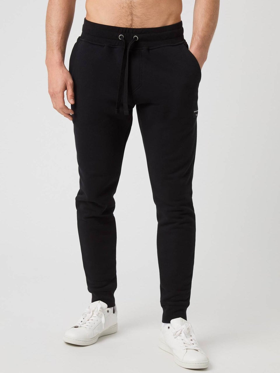 Björn Borg CENTRE TAPERED PANTS - Pantalon De Survêtement - Beetle/kaki