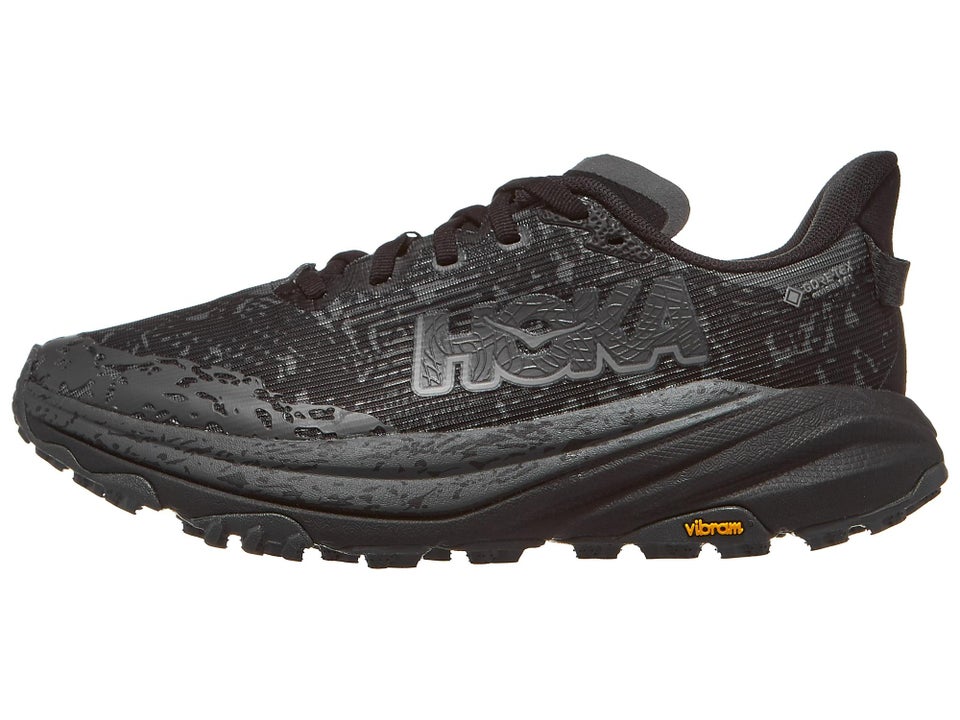 HOKA Speedgoat 6 GTX Men's Shoes Black/Outer Orbit | Tennis Warehouse ...