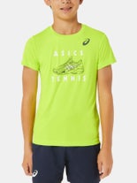 Camiseta t&#xE9;cnica ni&#xF1;o Asics Tennis Graphic Primavera - Verde