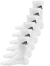 adidas Cushion Crew 6-Pack Socks White/Black