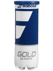 Tubo de 3 pelotas Babolat Gold Academy 3