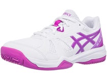 Chaussures Junior Asics Gel-Padel Pro 5 GS Blanc/Orchid&#xE9;e