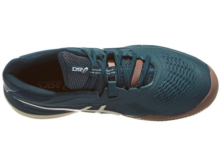 Asics Gel Resolution X Clay\Green/Birch Mens Shoes
