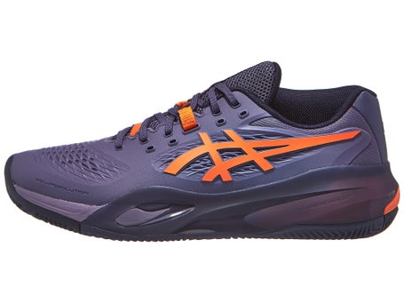 Asics Gel Resolution X Clay\Grey Purple/Orange Men Shoe