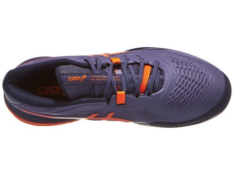 Asics Gel Resolution X Clay\Grey Purple/Orange Men Shoe