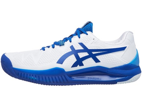 Asics Gel Resolution 8 Clay White/Tuna Blue Men's Shoes | Tennis Warehouse  Europe