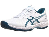 Chaussures Homme Asics Gel Game 9 Blanc/Sarcelle - TOUTES SURFACES