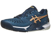 Asics Gel Resolution 9 AC French Blue/Gold Men's Shoes