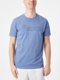 Asics Herren Logo T-Shirt Blau