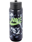 Nike Renew Recharge Straw Bottle 24oz/709ml Black/Green