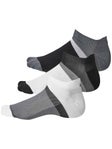 Asics Tennis 3 Pack Color Block Ankle Sock
