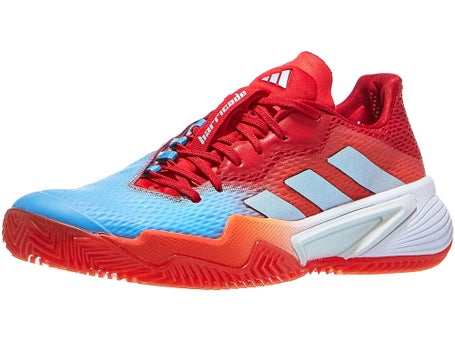 adidas Barricade Clay\Red/Blue/White Womens Shoes